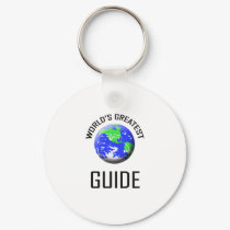 World's Greatest Guide keychains by jobshirt World's Greatest Guide keychains
