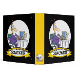 WORLDS GREATEST HACKER CARTOON binders