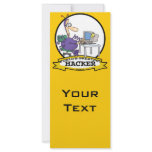 WORLDS GREATEST HACKER CARTOON rack cards