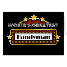 World's Greatest Handyman Card