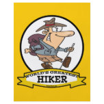 WORLDS GREATEST HIKER MEN CARTOON flyers