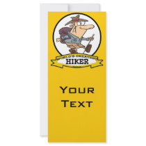 WORLDS GREATEST HIKER MEN CARTOON RACK CARDS