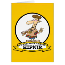 WORLDS GREATEST HIPNIK MEN CARTOON GREETING CARDS