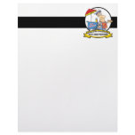 WORLDS GREATEST HOT DOG VENDOR MEN CARTOON CUSTOMIZED LETTERHEAD