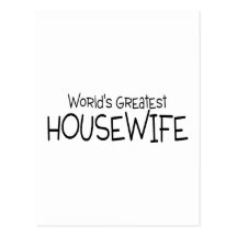 Worlds Greatest Housewife Post Card