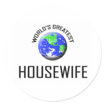 World's Greatest Housewife stickers by jobshirt World's Greatest Housewife stickers