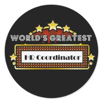 World's Greatest HR Coordinator Sticker