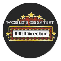 World's Greatest HR Director Stickers