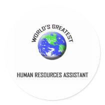 World's Greatest Human Resources Assistant stickers by jobshirt World's Greatest Human Resources Assistant stickers