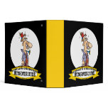 WORLDS GREATEST HUNGOVER DUDE CARTOON VINYL BINDERS