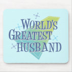 World's Greatest Husband Standard Mousepad