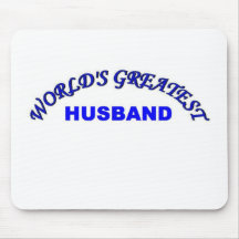 Worlds Greatest Husband Mousepads