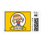 WORLDS GREATEST ICE POP LICKER CARTOON STAMPS