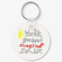 World's Greatest Illegit Daddy - Keychain