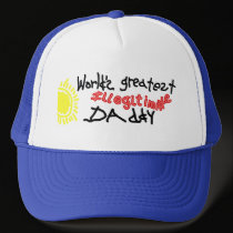 World's Greatest Illegit Daddy - Trucker Hat by thesquidshop World's Greatest Illegit Daddy - Trucker Hat