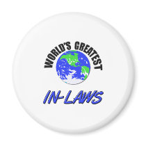 World's Greatest In-Laws magnets by familytshirts World's Greatest In-Laws magnets