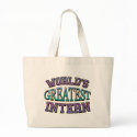 Worlds Greatest Intern Bag by cubiclewars Worlds Greatest Intern Bag