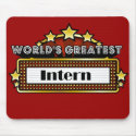 World's Greatest Intern mousepads by greatestjobsgifts World's Greatest Intern mousepads