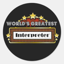 World's Greatest Interpreter Sticker