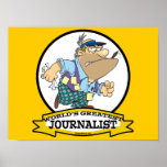 WORLDS GREATEST JOURNALIST MEN CARTOON POSTERS
