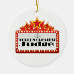 World's Greatest Judge Christmas Ornaments