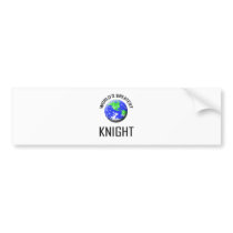 World's Greatest Knight bumper stickers by jobshirt World's Greatest Knight bumper stickers