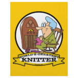 WORLDS GREATEST KNITTER CARTOON flyers