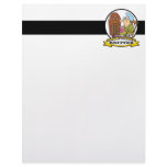 WORLDS GREATEST KNITTER CARTOON LETTERHEAD DESIGN