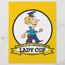 Cartoon Police Lady