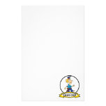 WORLDS GREATEST LADY COP CARTOON CUSTOMIZED STATIONERY