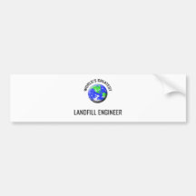 World's Greatest Landfill Engineer Bumper Sticker