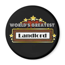 World's Greatest Landlord Refrigerator Magnets