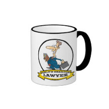 WORLDS GREATEST LAWYER II MEN CARTOON COFFEE MUG