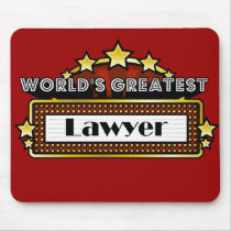 World's Greatest Lawyer mousepads by greatestjobsgifts World's Greatest Lawyer mousepads