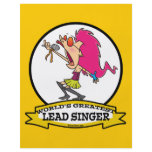 WORLDS GREATEST LEAD SINGER FEMALE CARTOON flyers