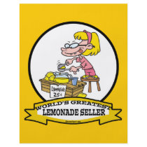 WORLDS GREATEST LEMONADE SELLER KIDS CARTOON CUSTOM FLYER
