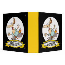 WORLDS GREATEST LIAR PANTS ON FIRE CARTOON VINYL BINDER