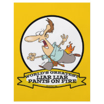 WORLDS GREATEST LIAR PANTS ON FIRE CARTOON FULL COLOR FLYER