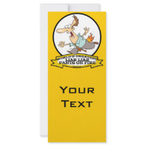 WORLDS GREATEST LIAR PANTS ON FIRE CARTOON RACK CARD DESIGN
