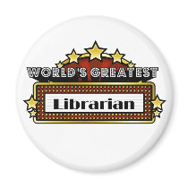 World's Greatest Librarian Fridge Magnets