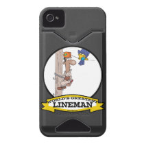 WORLDS GREATEST LINEMAN MEN CARTOON ID IPHONE 4 COVER