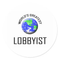 World's Greatest Lobbyist stickers