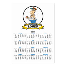WORLDS GREATEST LOSER CARTOON BUSINESS CARDS
