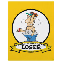 WORLDS GREATEST LOSER CARTOON PERSONALIZED FLYER