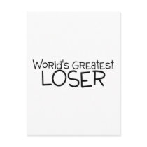 Worlds Greatest Loser Post Card