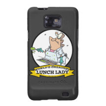 WORLDS GREATEST LUNCH LADY CARTOON SAMSUNG GALAXY S CASE
