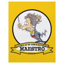 WORLDS GREATEST MAESTRO MEN CARTOON FLYER DESIGN