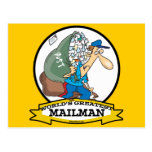 WORLDS GREATEST MAILMAN MEN CARTOON postcards