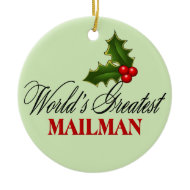 World's Greatest Mailman ornament
