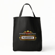 World's Greatest Manager bags by greatestjobsgifts World's Greatest Manager bags